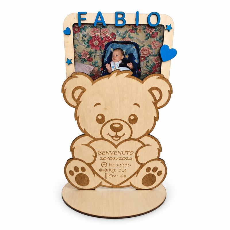Orsetto Benvenuto Personalizzato