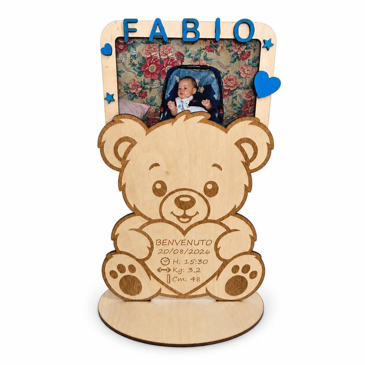 Orsetto Benvenuto Personalizzato